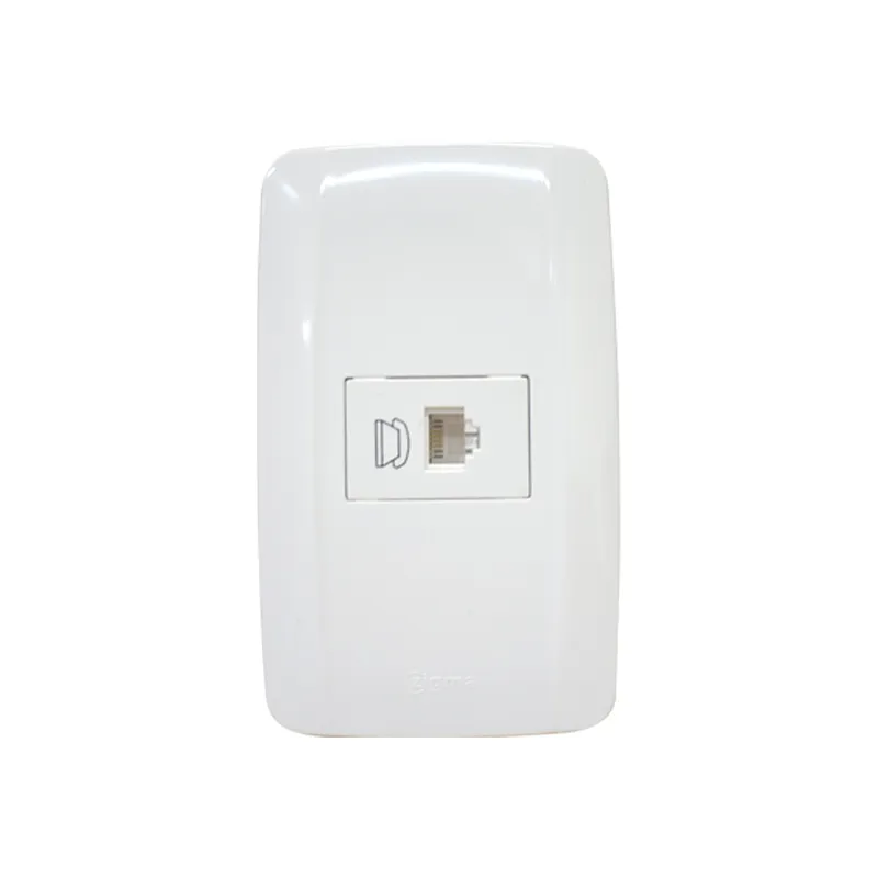 ZIGMA OUTLET ZMTLS106 WHITE PLASTIC OUTLET 1-GANG