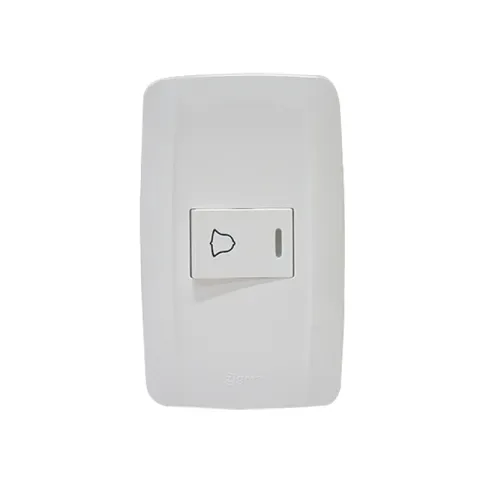 ZIGMA SWITCH ZMDBS112 WHITE PLASTIC 10A DOORBELL 1-GANG