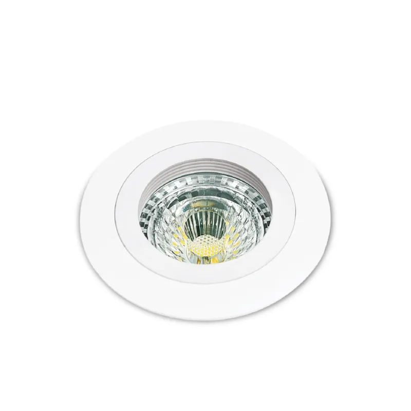 ZIGMA PINLIGHT FIXTURE BS3162L-N(W) WHITE STAINLESS FIXTURE ROUND