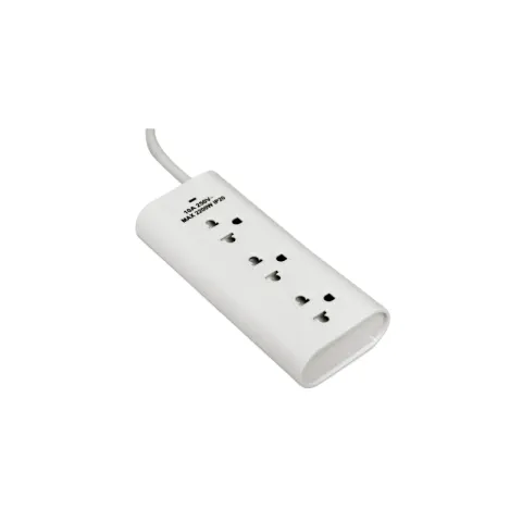 ZIGMA EXTENSION WIRE MSC32THUS-ZM WHITE PLASTIC, COPPER 10A 250V MAX2200W ELECTRICAL CONTROL THE POWER TO SOCKET WITH OUR SWITCHED RANGE