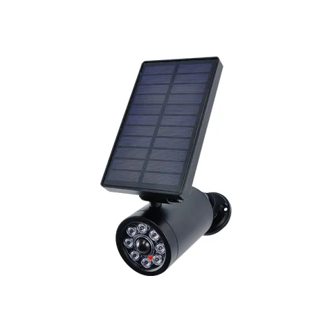 ZIGMA WALL LAMP WZL1022-ELESW40S65-CM BLACK ABS+PC SOLAR 8W 6500K LED IP54 DAYLIGHT SQUARE