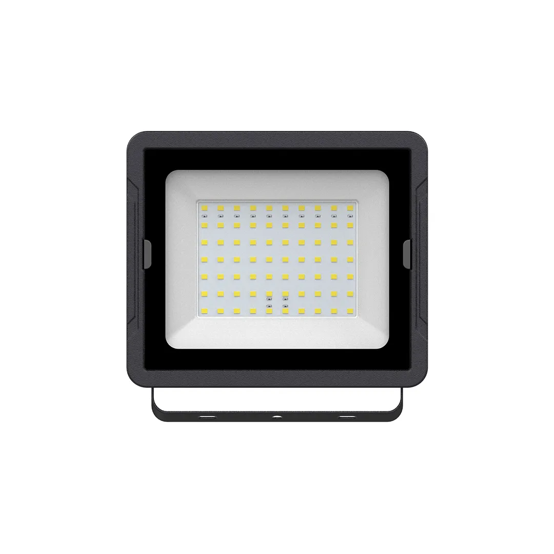 ZIGMA ECO FLOODLIGHT FZET0123-50WTDL BLACK ALUMINUM 50W LED + DAYLIGHT RECTANGULAR