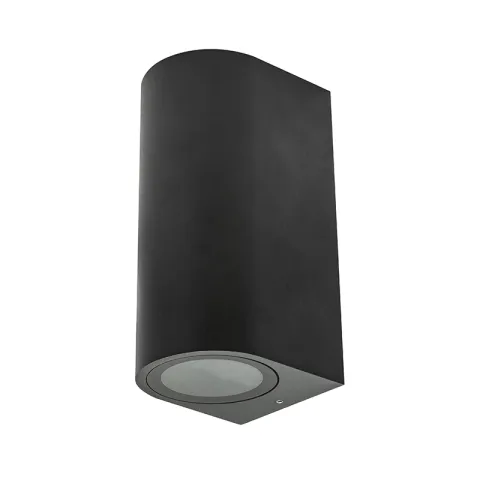 ZIGMA WALL LAMP WZC0523-2HDMB MATTE BLACK ALUMINUM IP65 MR16