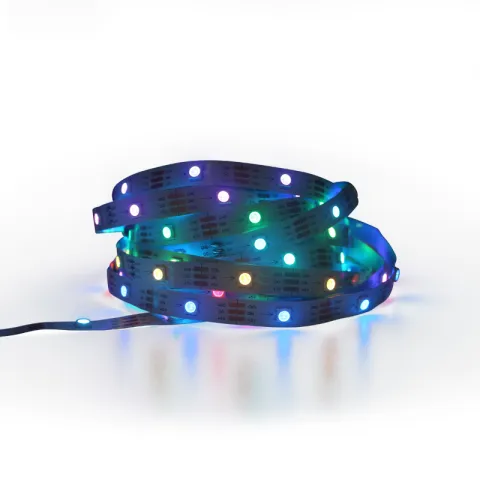 ZIGMA STRIP LIGHT SZA523-DC12-RGB-5M RGB Copper+PU 5W/METER W/AI REMOTE IP65 W/ 2A ADAPTOR