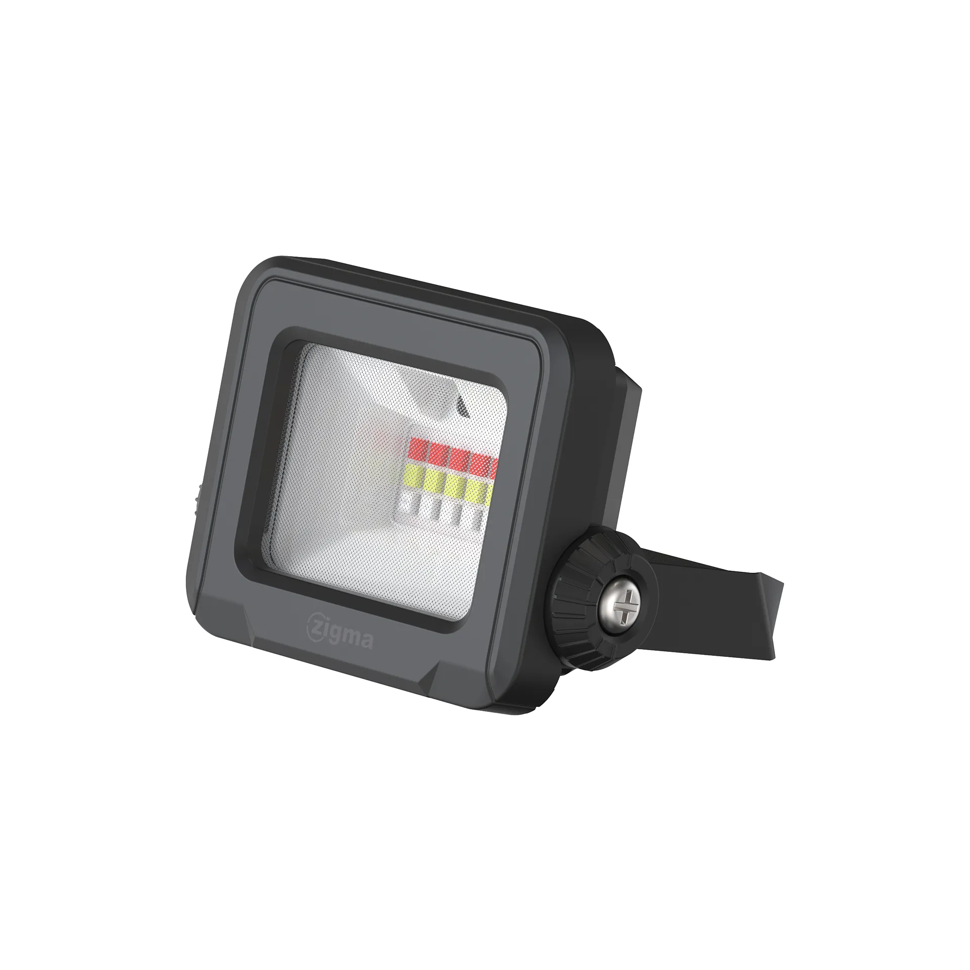 +FLOODLIGHT ZIGMA FZTPRGB-10W BLACK ALUMINUM 10W