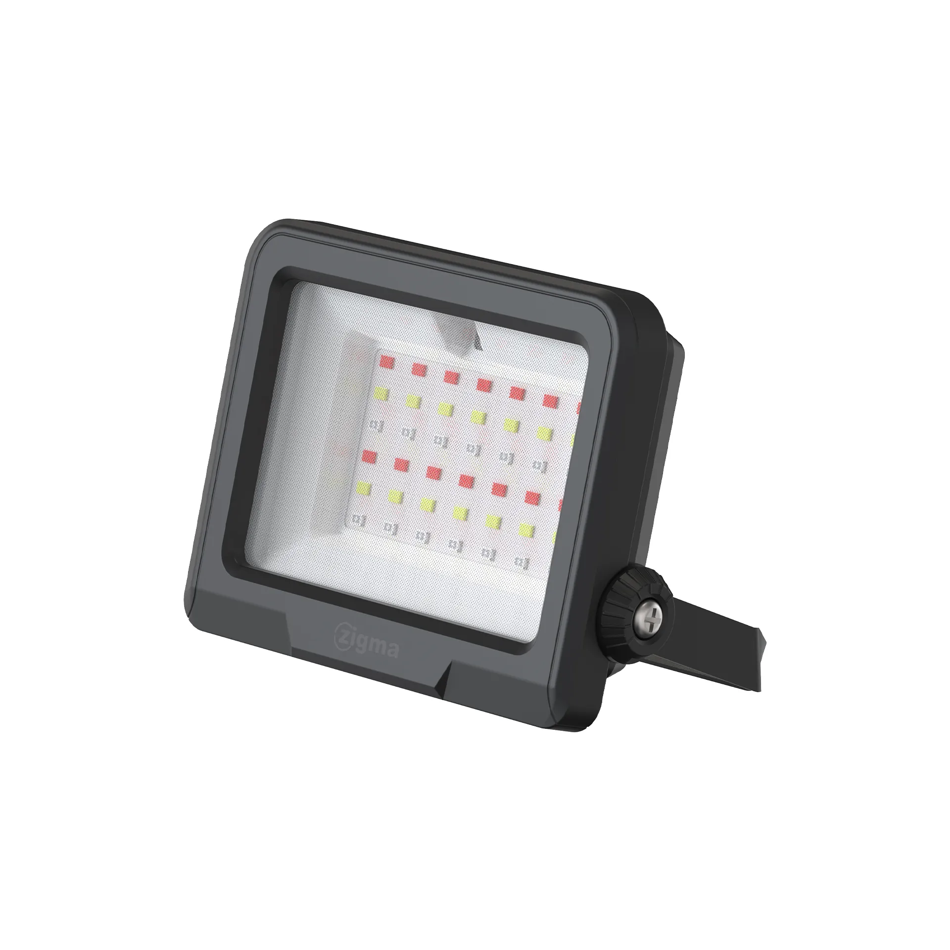 +FLOODLIGHT ZIGMA FZTPRGB-30W BLACK ALUMINUM 30W