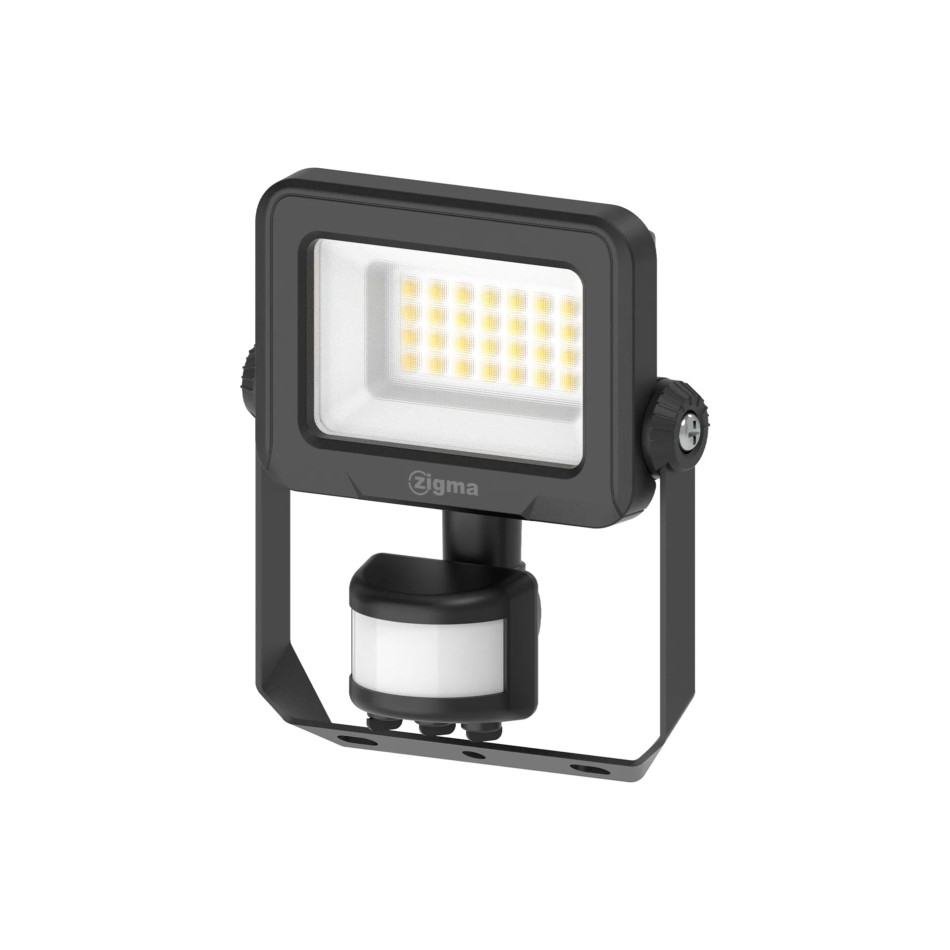 FLOODLIGHT ZIGMA FZTPPIR-20W BLACK ALUMINUM 20W