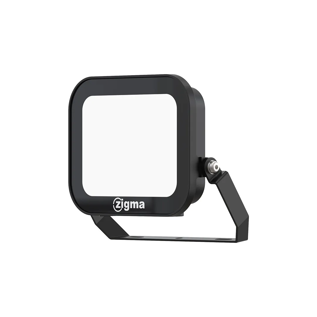 ZIGMA FLOODLIGHT FZTP0723-20WCW BLACK ALUMINUM 20W LED, COOL WHITE RECTANGULAR