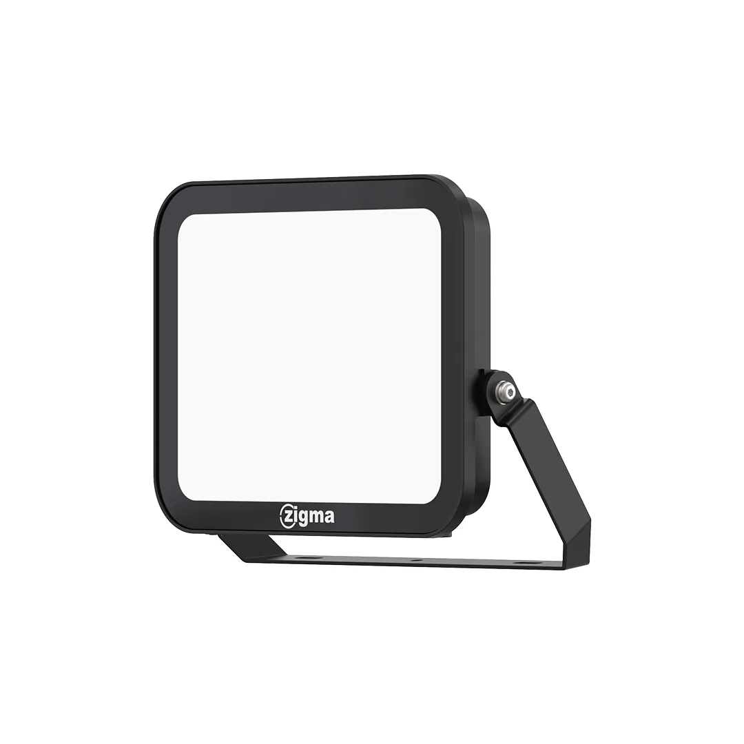 50W ALUMINUM BLACK LED, COOL WHITE RECTANGULAR