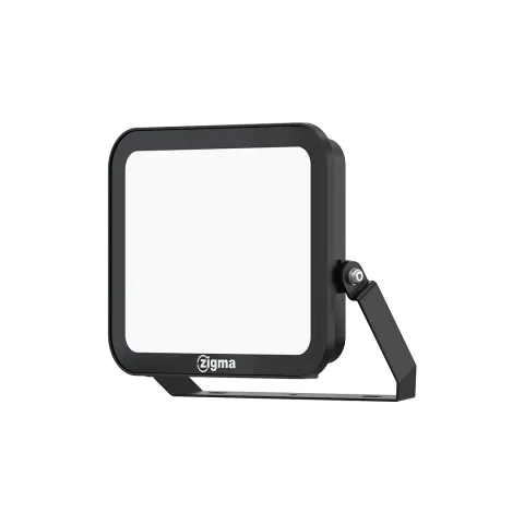 ZIGMA FLOODLIGHT FZTP0723-50WCW BLACK ALUMINUM 50W LED, COOL WHITE RECTANGULAR
