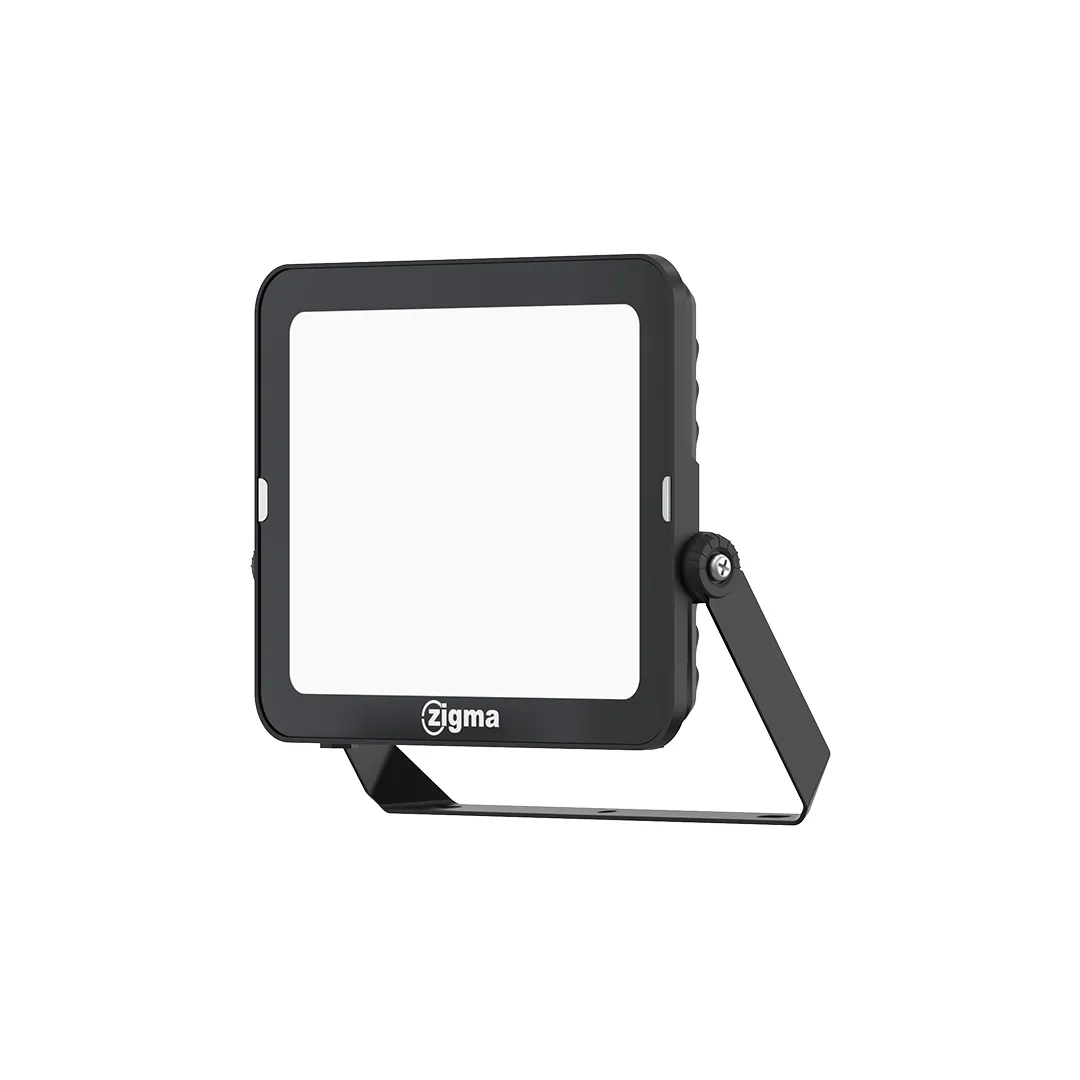 ZIGMA FLOODLIGHT FZTP0723-100WDL BLACK ALUMINUM 100W LED + DAYLIGHT RECTANGULAR