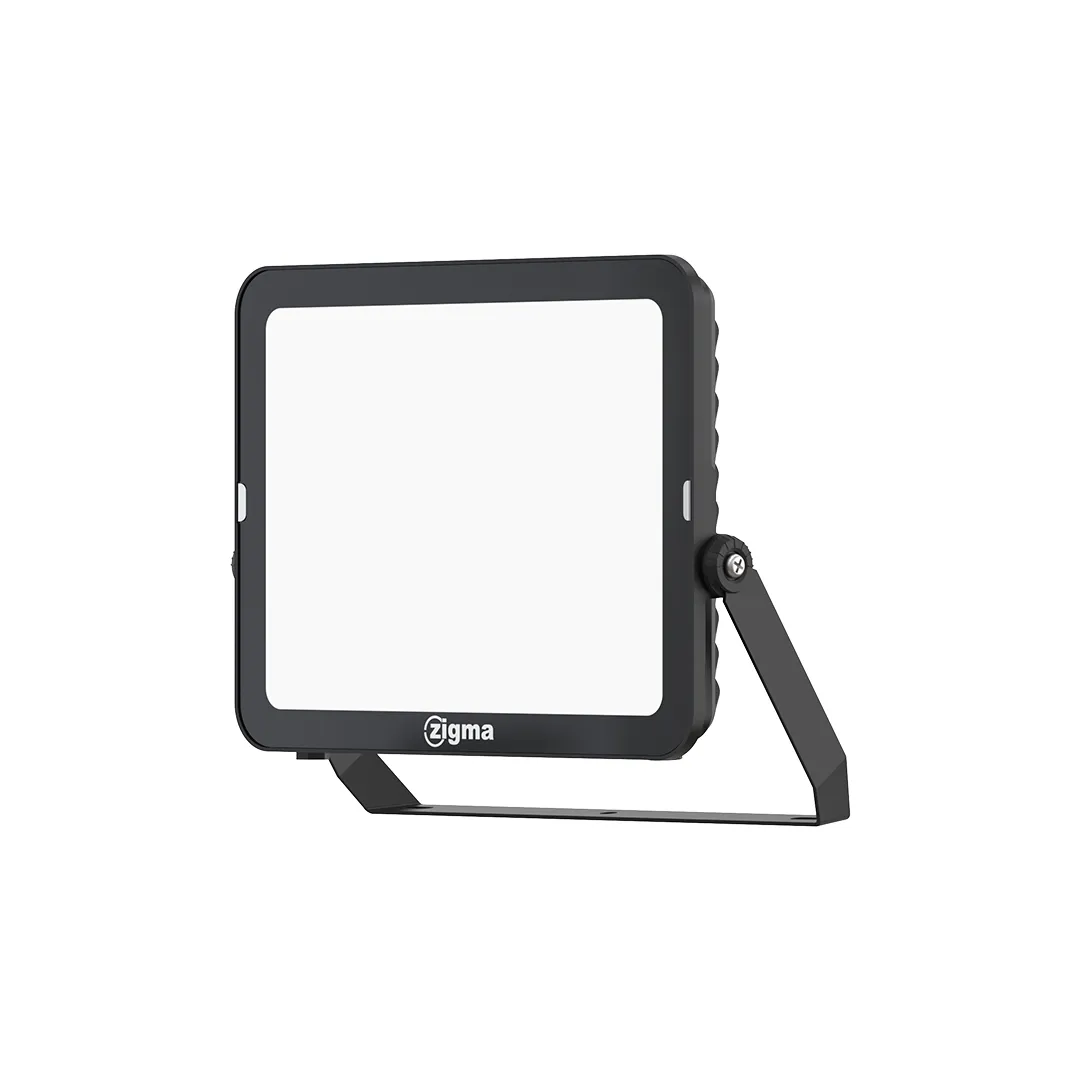 ZIGMA FLOODLIGHT FZTP0723-150WDL BLACK ALUMINUM 150W LED + DAYLIGHT RECTANGULAR