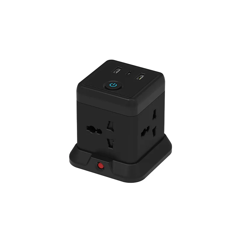ZIGMA EXTENSION WIRES EWZY1123-4G2A1CS BLACK PP FIRE RETARDANT MAX 2500W IP20 SQUARE SHAPE