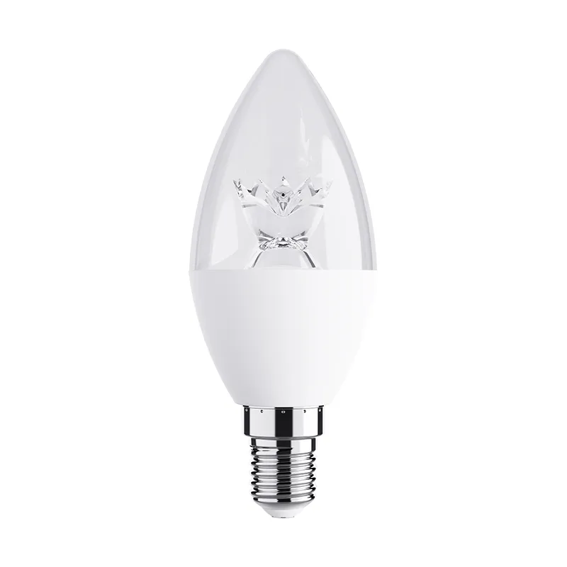 ZIGMA BULB BZT01-3WWWCC WARM WHITE PC 3W CANDLE CLEAR E14