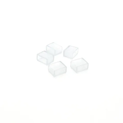 ZIGMA END CAP ECZ124-10MM CLEAR PC 5PCS FOR RGB STRIPLIGHTS