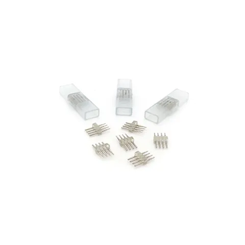 ZIGMA MIDDLE CONNECTOR MCZ124-4PINS WHITE PC 4PINS 3PCS FOR RGB STRIPLIGHTS