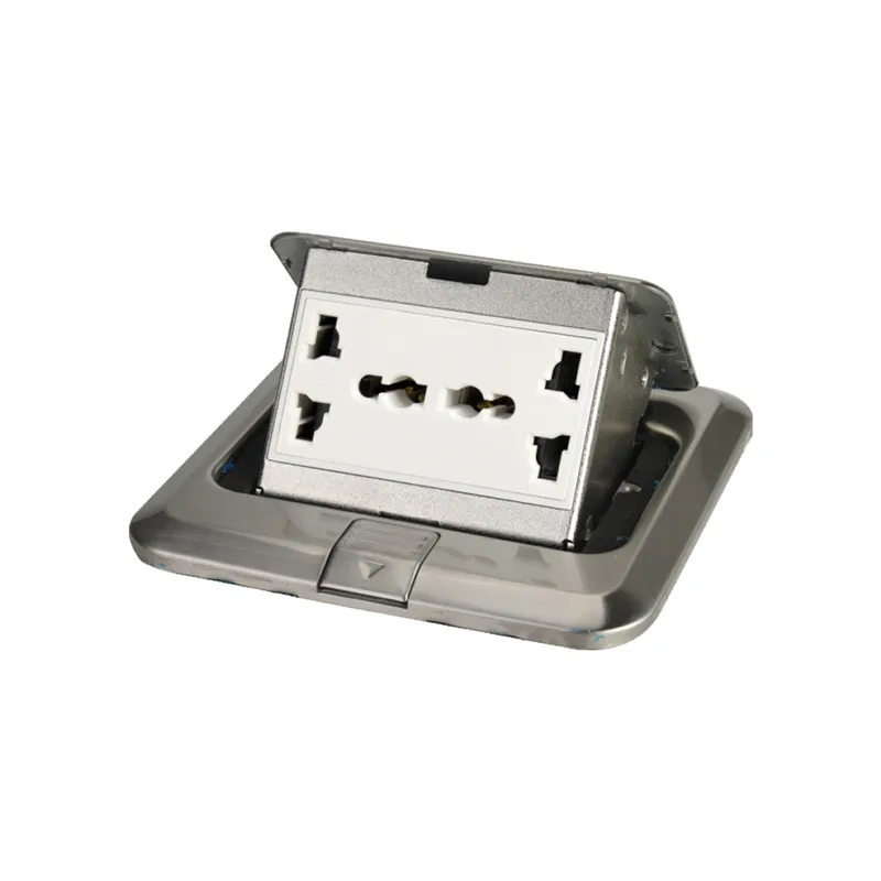 ZIGMA FLOOR SOCKET FSZT24-2UNI-SS STAINLESS STEEL STAINLESS STEEL SOCKET SQUARE