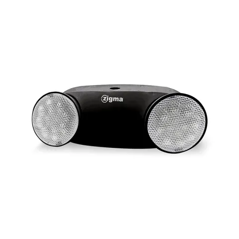ZIGMA EMERGENCY LIGHT ELZ1124-WM86 BLACK ABS 3W STANDARD