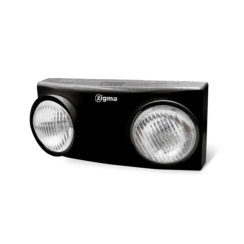 ZIGMA EMERGENCY LIGHT ELZ1124-WM51 BLACK ABS 3W STANDARD