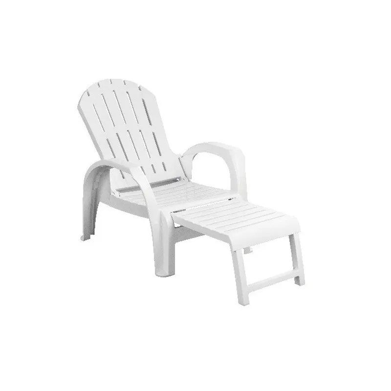IDEA LOUNGE CHAIR 11573 WHITE PLASTIC MULTIFUNCTION SUNBED