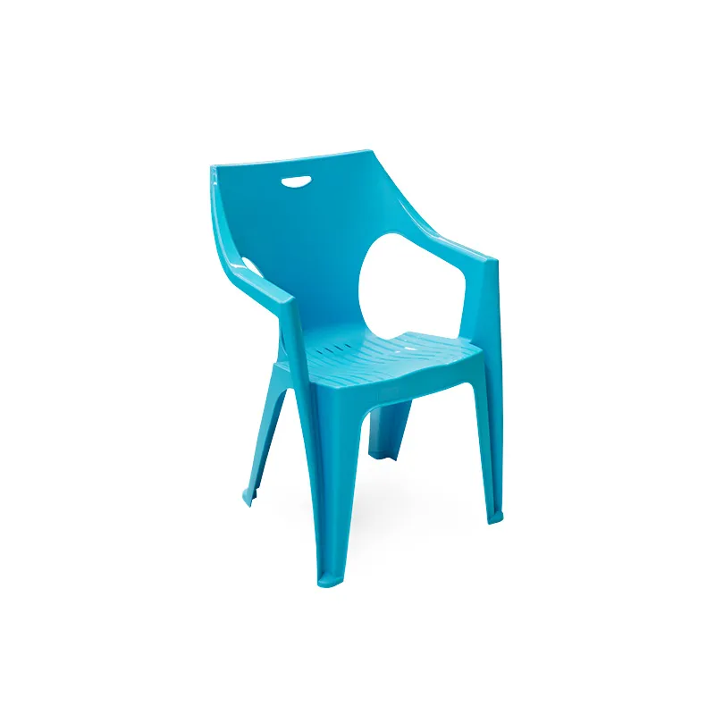 IDEA CHAIR #13210 AQUA PLASTIC MONOBLOC