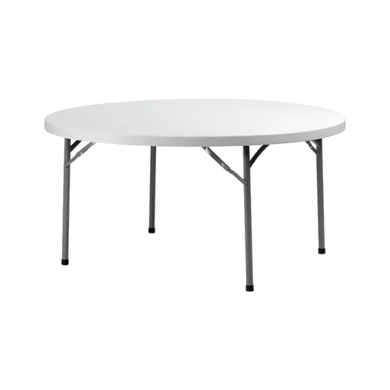 CTX TABLE BT060X001A936B WHITE PLASTIC FOLDING ROUND