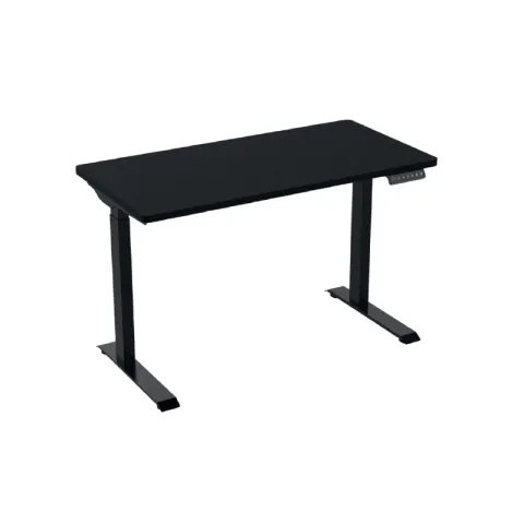 LI DESK ET119-B BLACK STEEL FRAME+PARTICLE BOARD TABLE TOP 220V 60HZ ELECTRIC RECTANGULAR