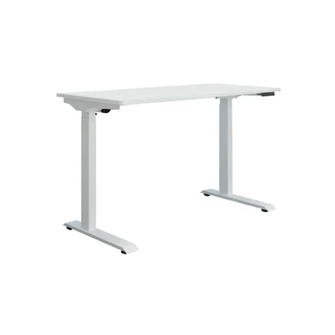 LI DESK ET119-W WHITE STEEL FRAME+PARTICLE BOARD TABLE TOP 220V 60HZ ELECTRIC RECTANGULAR