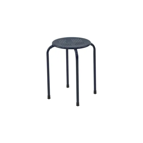 CTX CHAIR SCH0722- SC99001B POWDER COATING/BLACK STEEL+PLASTIC FOLDING STOOL