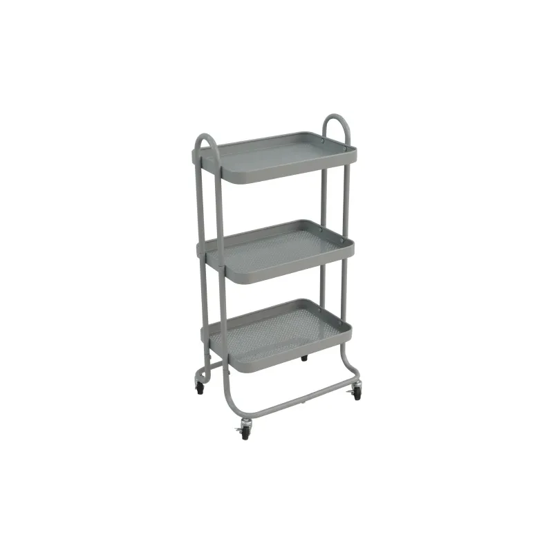 CTX RACK TCH0722- ST25346H-AG GRAY POWDER COATING/GRAY STEEL+PLASTIC ORGANIZER 3 LAYERS