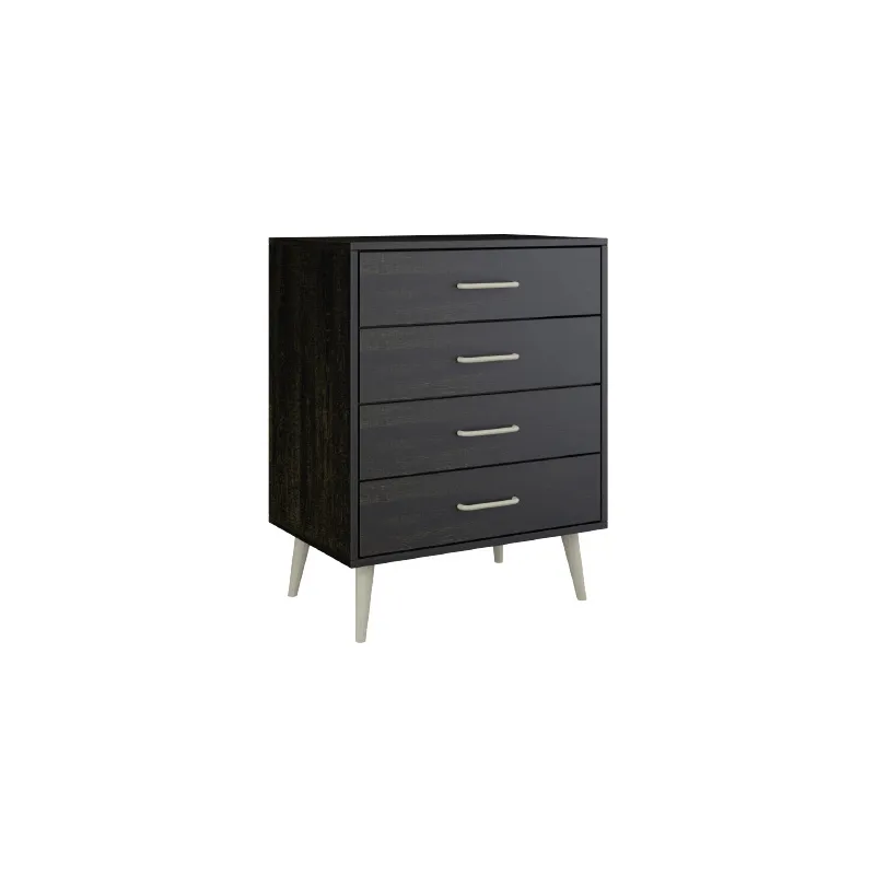 CTX DRAWER CHEST DCS0822-2374CMO MIDNIGHT ONYX PARTICLE BOARD WITH PU PAPER 4 DRAWER
