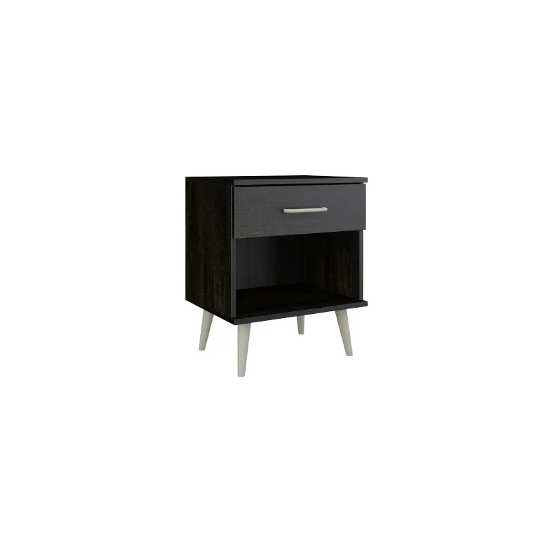 CTX DRAWER BEDSIDE DCS0822-2374BMO MIDNIGHT ONYX PARTICLE BOARD WITH PU PAPER 1 DRAWER