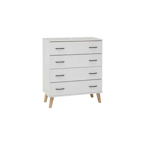 CTX CHEST DRAWER DCF0922-14_0017 WHITE CHIPBOARD 4 DRW