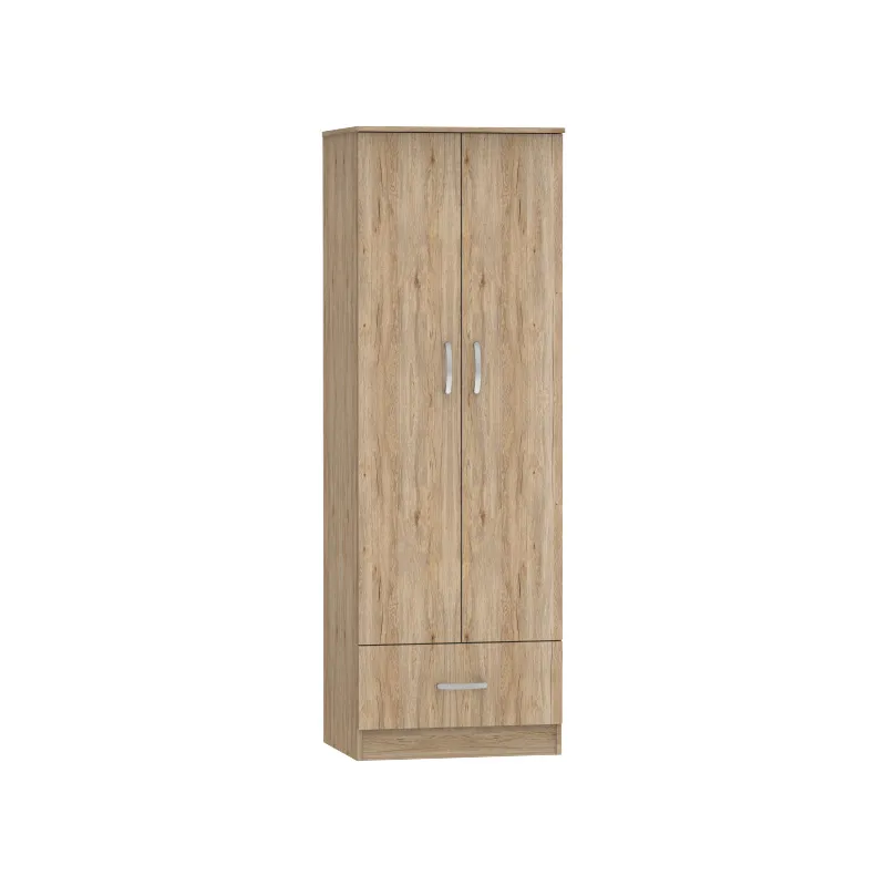 CTX WARDROBE CABINET WCF0922-1217 NATURAL OAK CHIPBOARD 2D, 1 DRW