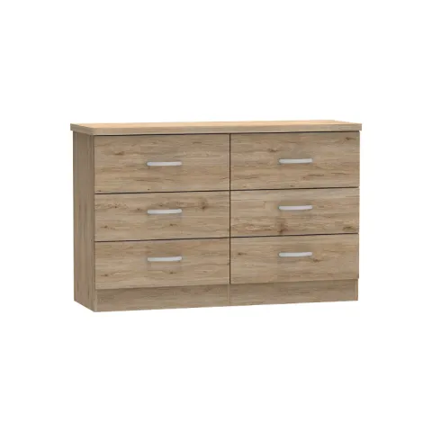 CTX CHEST DRAWER DCF0922-1435 NATURAL OAK CHIPBOARD 6DRW