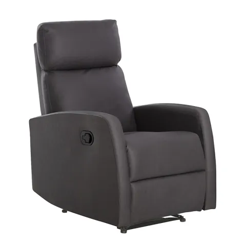CTX SOFA SJC-0424 THOMAS DARK GREY METAL FRAME RECLINER SOFA