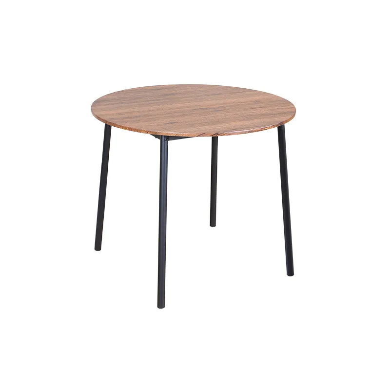 CTX DINING DARK OAK E1 MDF BOARD W/COATING 6 SEATER ROUND