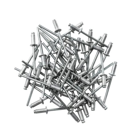 HAUSMANN RIVETS SILVER ALUMINUM RIVET+ STEEL MANDREL BLIND TYPE