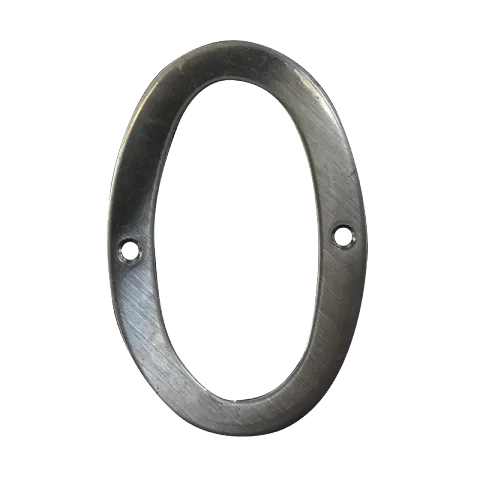 HAUSMANN HOUSE NUMBER WNS100 SATIN FINISH STAINLESS STEEL #0