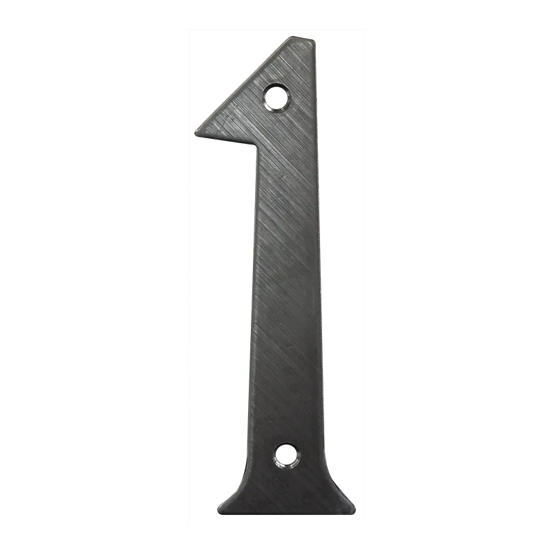 HOUSE NUMBER HAUSMANN WNS101 #1 1.5MM S/S BRSHD FIN.