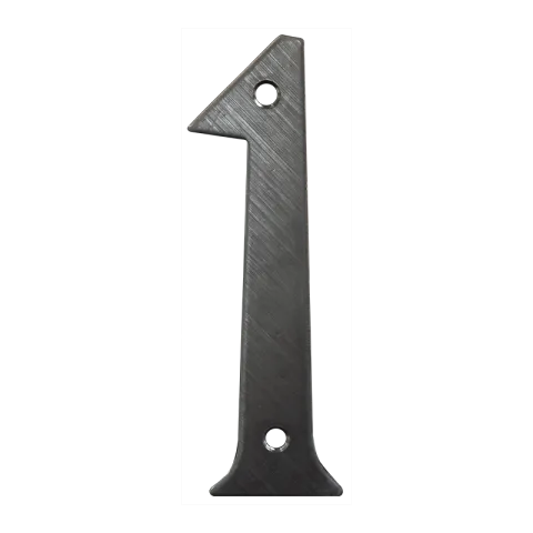 HAUSMANN HOUSE NUMBER WNS101 SATIN FINISH STAINLESS STEEL #1