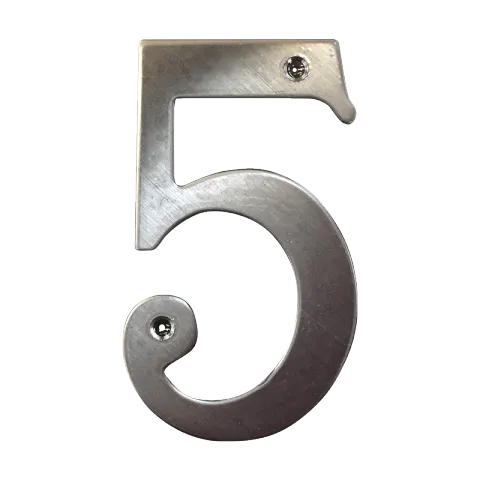 HAUSMANN HOUSE NUMBER WNS105 SATIN FINISH STAINLESS STEEL #5