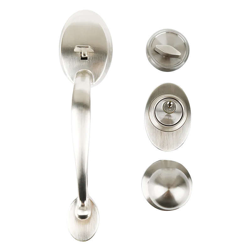 HANDLESET HAUSMANN 082611SN SGL.CYL G3 SATIN NCKL