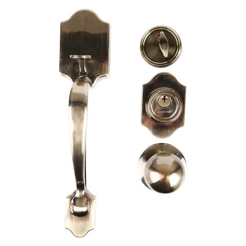 HAUSMANN HANDLESET 083611SN SATIN NICKEL ZINC ALLOY SINGLE CYLINDER HANDLESET