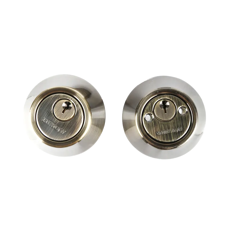 DEADBOLT HAUSMANN 7312AB DBL.CYL G3 ANTQ BRASS