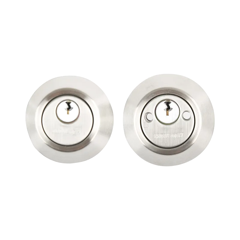 HAUSMANN DEAD BOLT 7312SS SATIN STAINLESS STEEL STAINLESS STEEL DOUBLE CYLINDER DEADBOLT