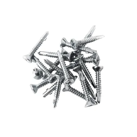 HAUSMANN SCREW BLUE WHITE ZINC C1022 HARDENED STEEL FOR CEMENT BOARD