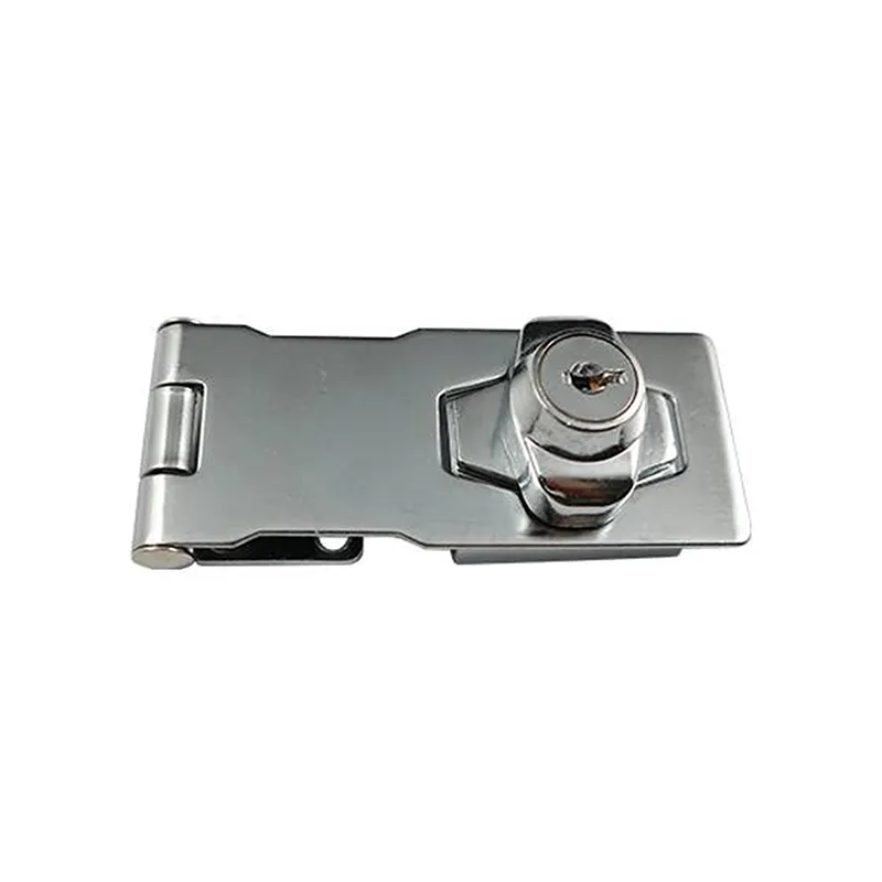 HAUSMANN HASP LOCK THS911CP ZINC PLATED STEEL