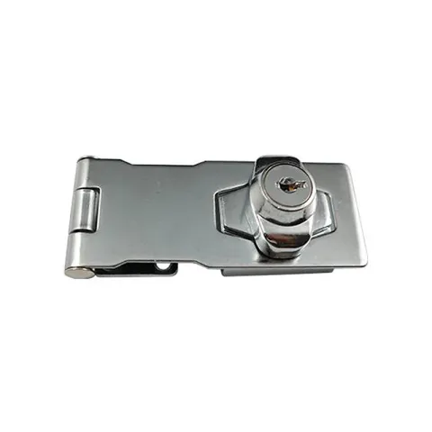 HAUSMANN HASP LOCK THS911CP ZINC PLATED STEEL
