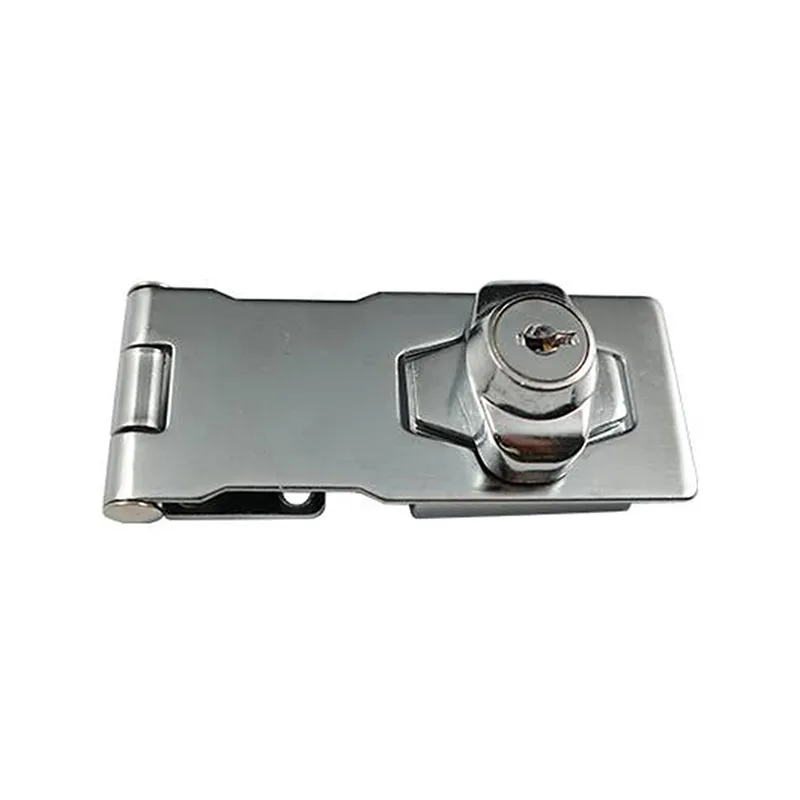 HAUSMANN HASP LOCK THS911CP ZINC PLATED STEEL